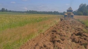 К701-плуг 8-35 регулировка плуга.