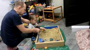 Игры в песочнице 1 (для детей 2-х - 4-х лет). Поиск сокровищ.