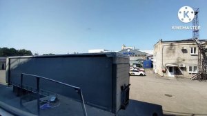 Монтаж крыши ПВХ тента на прицеп 13.6 , через т40 .Приварка ушей.Установка крыши на фуру.