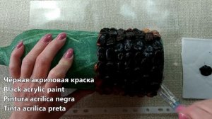 Берем бутылку, бобы, обычные камни и ракушки и делаем красивый декор. Декор бутылок.