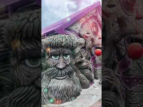 Парк Еленовка.   кощей..  скульптуры. #сказочнаямастерскаяколесникова