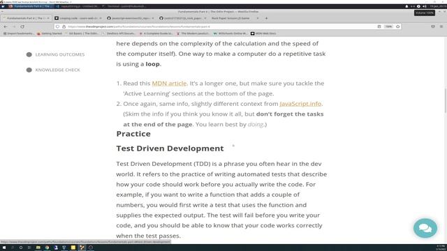 The Odin Project VLOG | Day 44 CODING For BEGINNERS | Foundations JavaScript Arrays and Loops