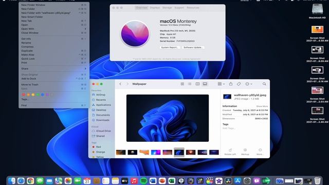 Some wallpapers I've been using on my M1 MacBook Pro Lately W/Music смотреть онлайн