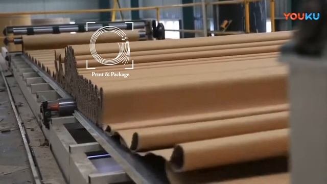 Линия по производству трех слойного гофрокартона