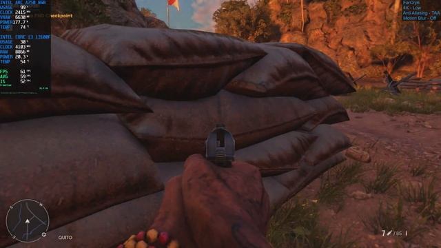 FarCry6 - Intel Core i3 13100F - Intel Arc A750 - 1080p 1440p 4K FSR