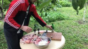БАРАНЬИ РЕБРА НА КОСТРЕ.