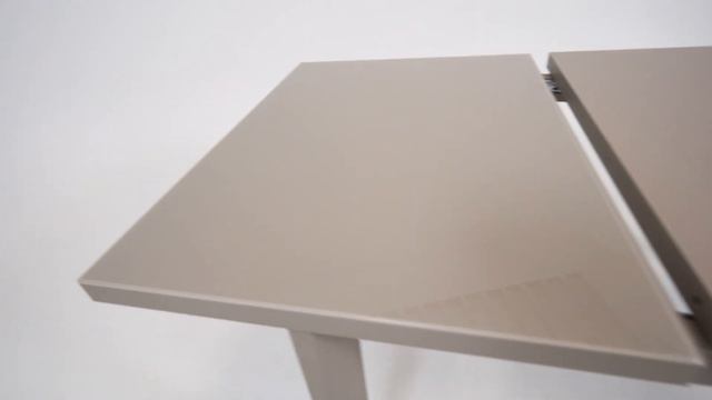 Стол Нагано-3G (стекло мокко, ламинат мокко) и стулья Марио