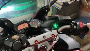 Установка индикатора скорости на ямаха FZ6 s2 с АБС, часть вторая.