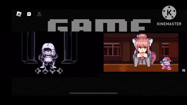 FNF Perseverance But Sans And Monika Sing It смотреть онлайн