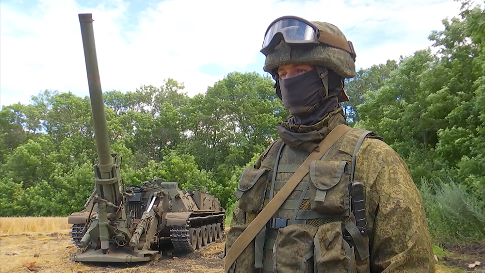 Минобороны показало применение на Украине миномета "Тюльпан" / События на ТВЦ