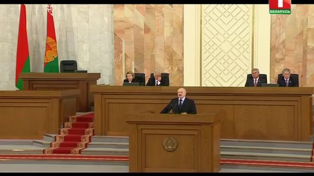 Послание Президента Беларуси к народу и Национальному собранию. Телеверсия