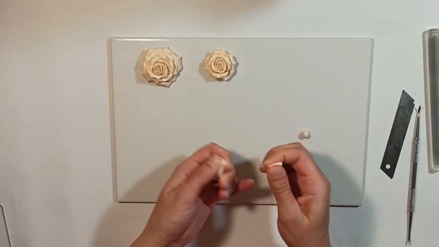 Розы на кружке  / Декор кружки цветами из полимерной глины / Rose made of polymer clay  / #6