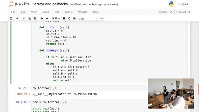 Iterators, __getitem__ and callback in Python смотреть онлайн
