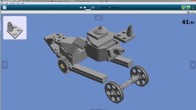 Lego Reno Ft17 (Инструкция от фирмы брикмания)