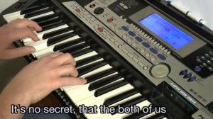 Adele - Hello (karaoke + lyrics ) keyboard, instrumental