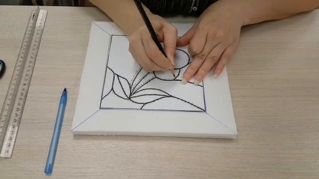 Кинусайга. Панно "Лето" 1 часть. Подготовка основы. смотреть онлайн