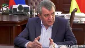 Встреча Епископа Герасима с Главой РСО-Алания С.И.Меняйло