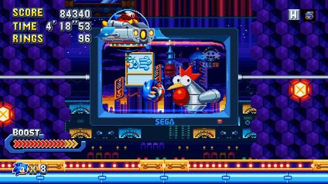 Прохождение соник мания за Modern sonic смотреть онлайн