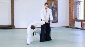 Айкидо. Как делать: санке из екомэн учи.