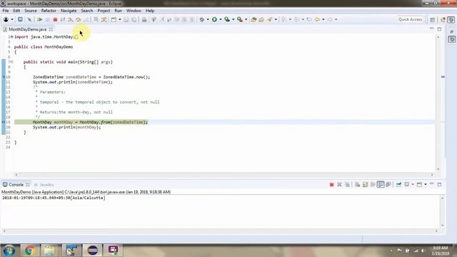How to use from method of MonthDay Class? | Java 8 Date and Time смотреть онлайн