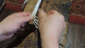 Двухслойное плетение для шорни.