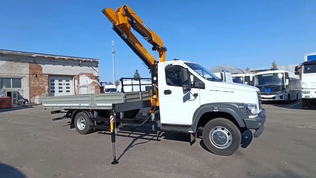 Кран-манипулятор Siberia 90 A2 на шасси Газон Next C41RB3
