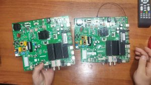 ERISSON 50ULES85T двойное изображение после замены платы RT2851P839