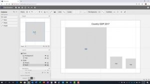 Creating a side-by-side squares area graph in Charticulator