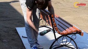 Как самостоятельно собрать скамейку