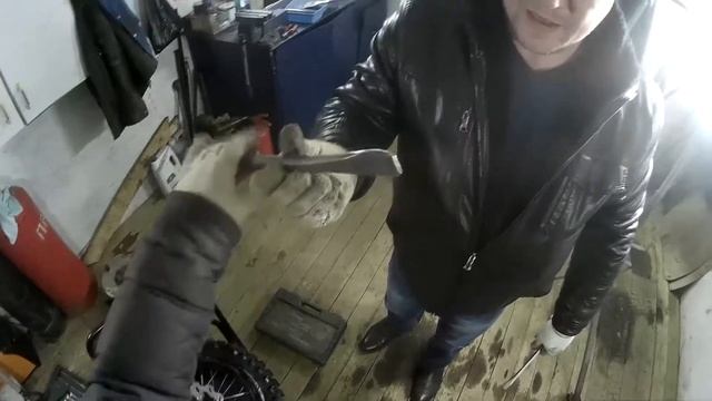 Как установить буксатор на питбайк