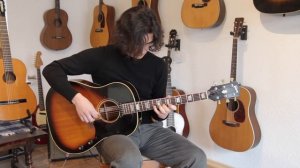 Gibson J-160E 1968 - a cool Beatles guitar - nice condition and perfect vintage sound - electric re