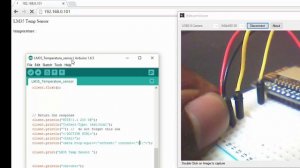 LM35 with Esp8266 Thingspeak