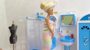 Barbie Bedroom ? Bathroom Shower Morning Routine ?