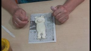 Лепка из соленого теста , для начинающих  . Краткий курс для воспитателей.