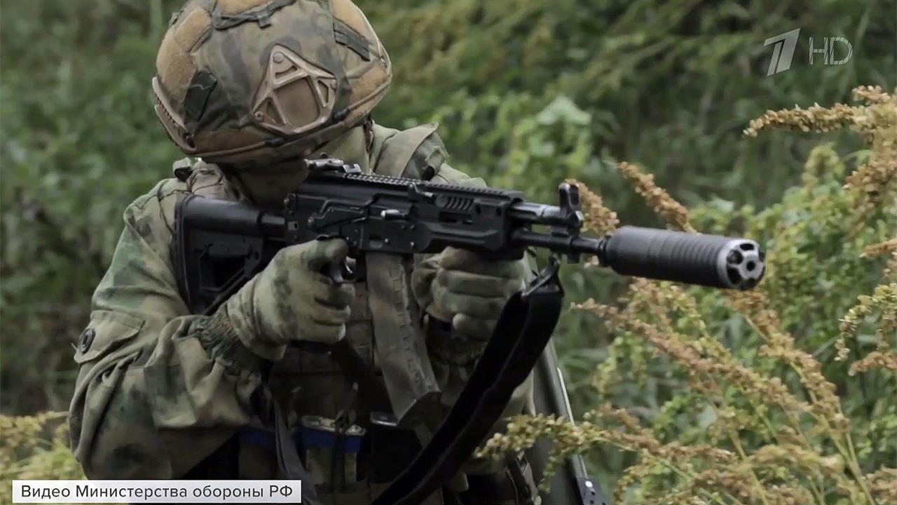 Минобороны РФ показало работу подразделения армейского спецназа в зоне СВО