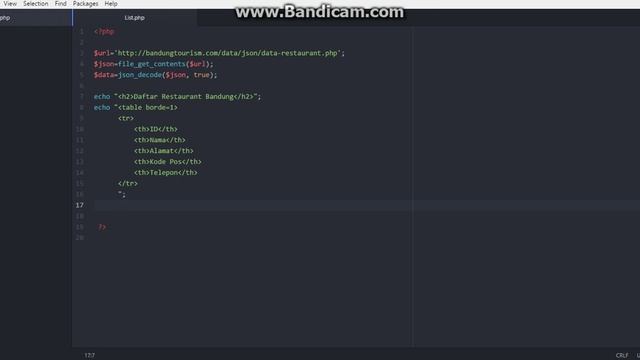 Parsing JSON with PHP [Bahasa Indonesia] смотреть онлайн