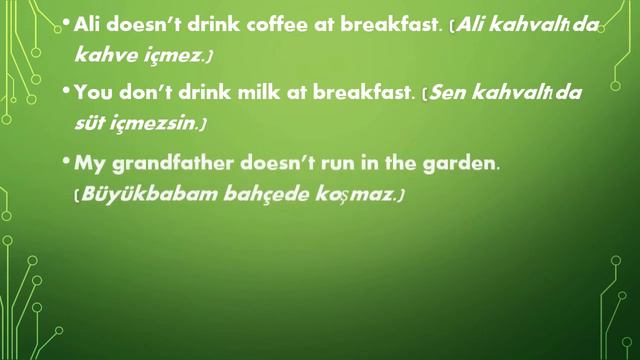 İngilizce Geniş Zamanı Öğren ( Learn English Tenses: PRESENT SIMPLE )