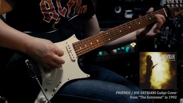 FRIENDS / JOE SATRIANI  Guitar Cover  IBANEZ AZ2204 Custom смотреть онлайн