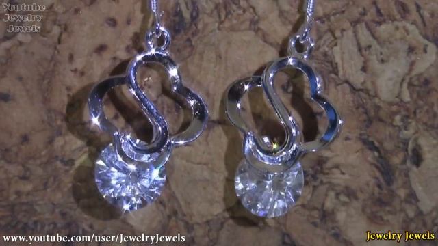 Элитная Ювелирная Бижутерия: красивые серьги из серебра с камнями (ССИ073) смотреть онлайн