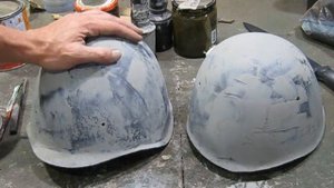 Реставрация Итальянской каски М- 33. Часть вторая- кузовщина