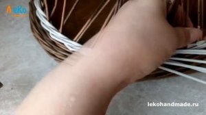 Плетение из бумажной лозы/ Как сплести поднос из газетных трубочек/ Мастер-класс