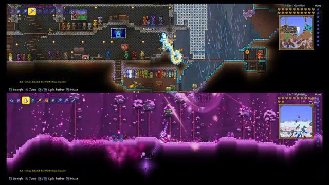Terraria CELESTIAL ARMOR AND WEAPONS CO-OP SPLITCREEN HD QUALITY (Cougar1230) смотреть онлайн