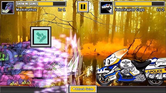 Velociraptor Cops Motorcycle + T-Rex Cops Car - Dino Robot Battle Arena смотреть онлайн