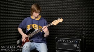 Дешевая бас-гитара ASHTONE AB-11. Демонстрация соло и в миксе