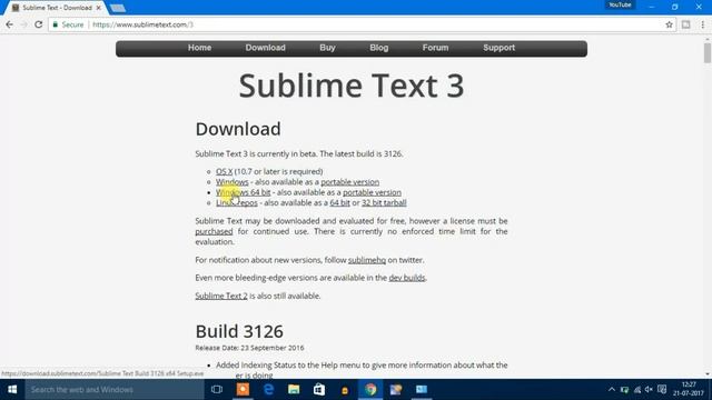How to Install Sublime Text 3 on Windows 10 смотреть онлайн