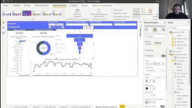 Визуализация в Power BI
