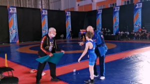 35кг. Финал 1-2. Иван Киргизов - Ильяс Дакаев. Первенство России по греко-римской борьбе среди юнош