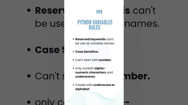 Declare Python Variable names  #python #programming #coding