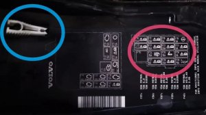 Замена предохранителя прикуривателя (розетки 12V) VOLVO XC70 2008