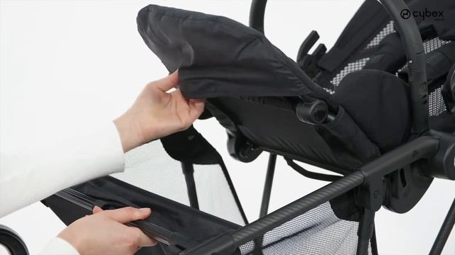 How to Remove the Stroller Fabric & Basket | Melio | Melio Carbon | CYBEX